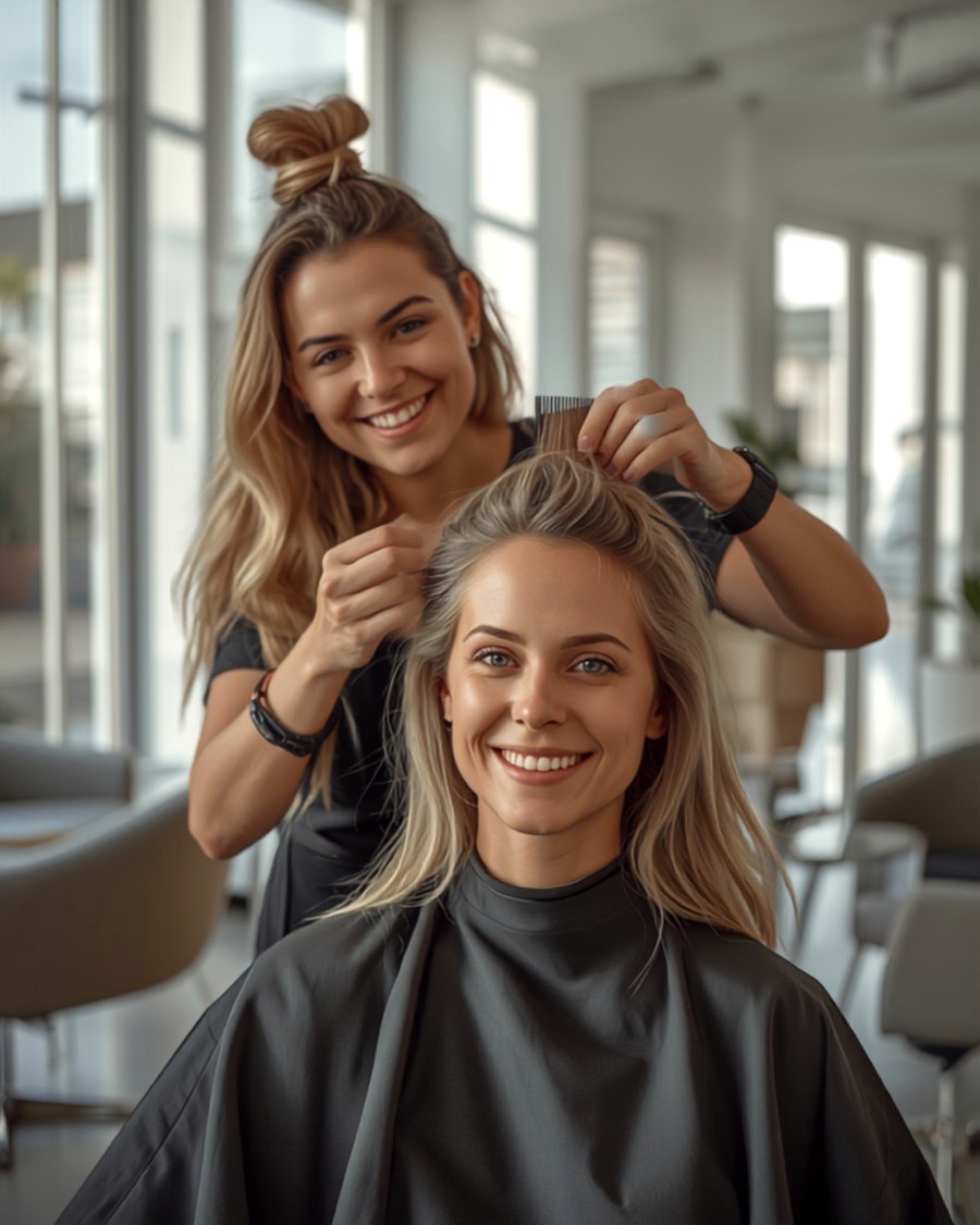 Salons business using DayO Book